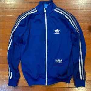 Blue Adidas Ultrastar Originals Track Jacket Size XL